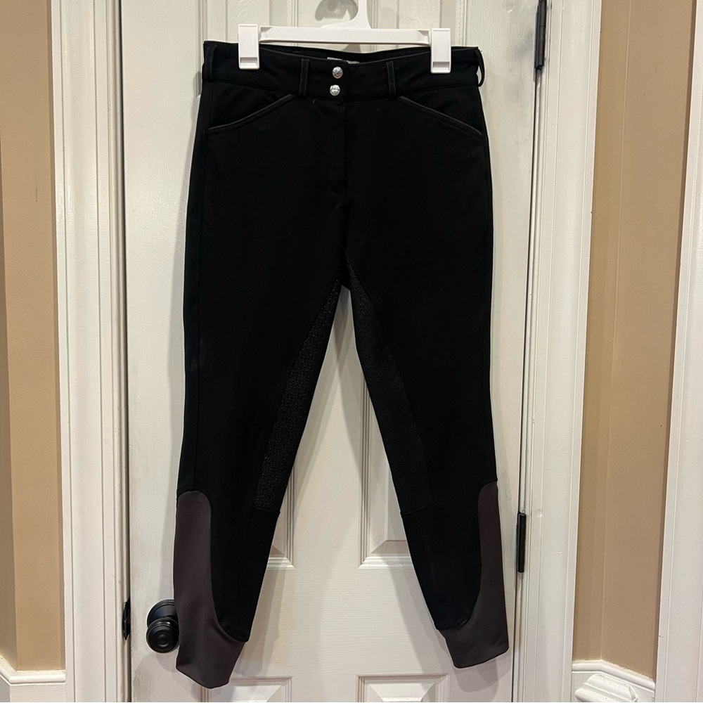 NWOT Dover Saddlery Riding Pants Horse Equestrian Black Women’s 28